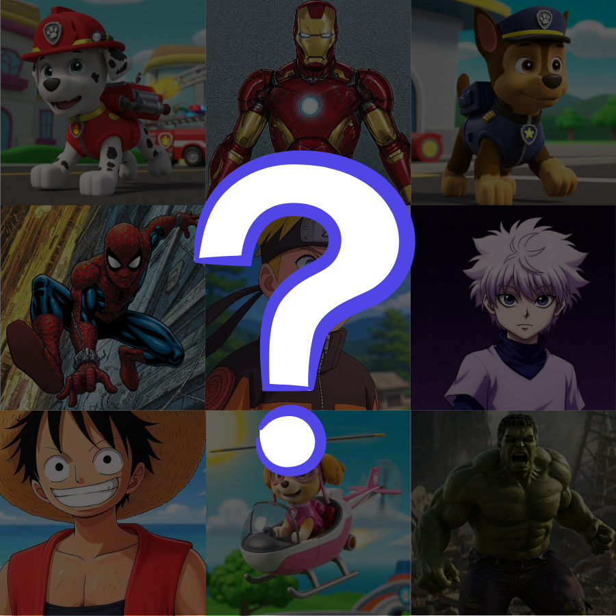 Collection de personnages de fiction populaires